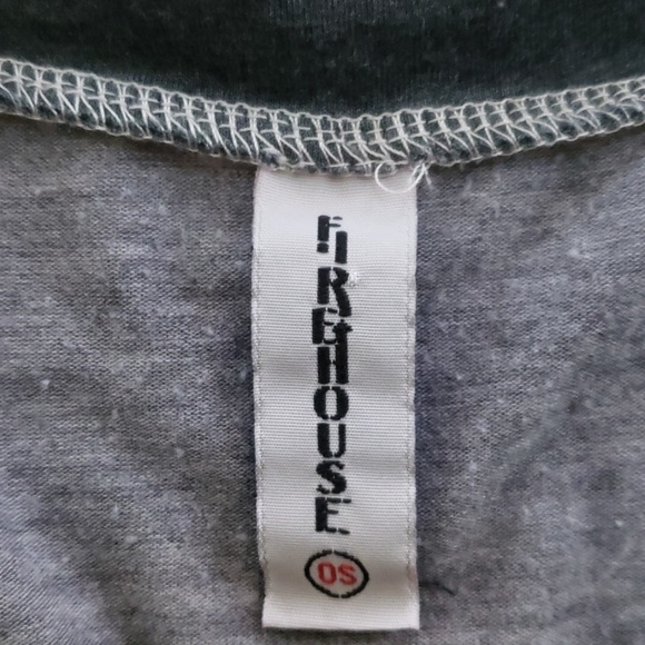 JUNIOR'S GREY FIREHOUSE T SHIRT TOP From DENNY'S - Picture 6 of 6